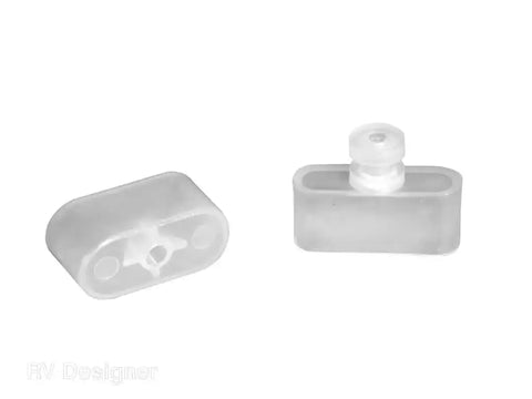 2PK MINI BLIND RAIL ENDS