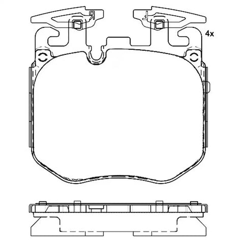 BREMBO P06106 DISC BRAKE PAD SET