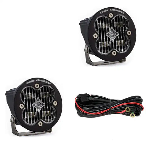 Baja Designs 247805 - Squadron-R SAE LED Light Pod Pair (Wide Cornering Clear)
