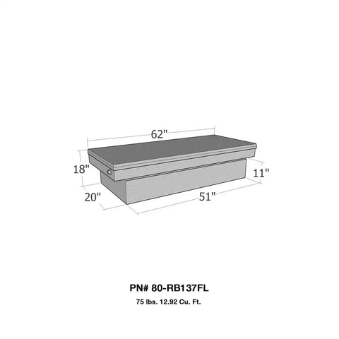 Westin 80-RB137FL - Brute Full Lid Tool Box