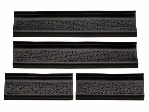 Havoc Offroad HFB-08-002 Door Sill Protector Black Thermoplastic Non-Illuminated