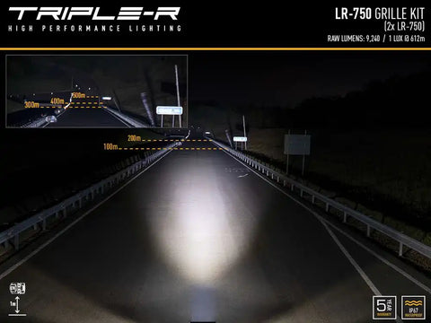 TRIPLERLIGHT GM-USDEF750-01K LAND ROVER DEFENDER 2020+) - GRILL