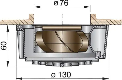 VETUS FAN12 ELECTRIC VENTILATOR 12 VOLT