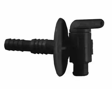 DRAIN COCK - DUAL BARBED  BLACK