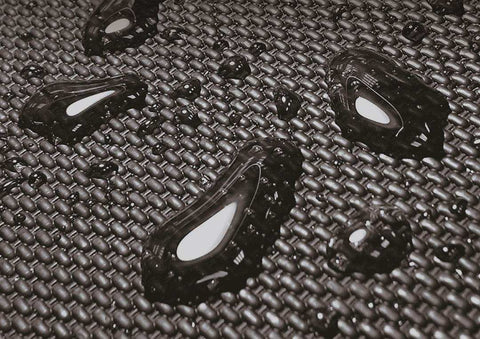 3D MATS/U-AC L1TY25501509 3D KAGU FLOOR MAT 2 ROW SET BLACK