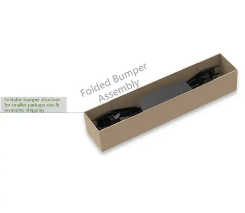 Black Horse Offroad AFB-SI17-BU Bumper Armour II Direct Fit 3 Piece Modular Bolt-