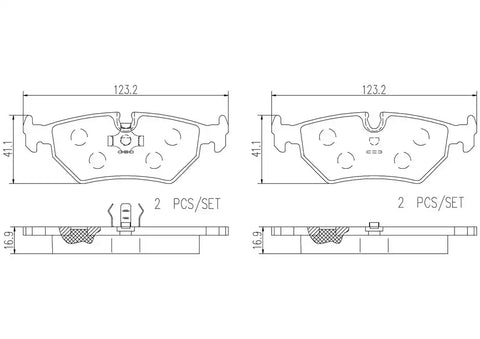 DISC BRAKE PAD SET
