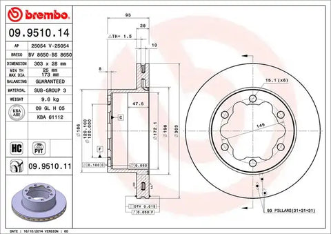 DISC BRAKE ROTOR