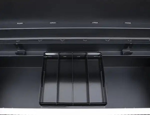 Buyers Products 1729410 Tool Box Crossover Single Lid Powder Coated Diamond Tread