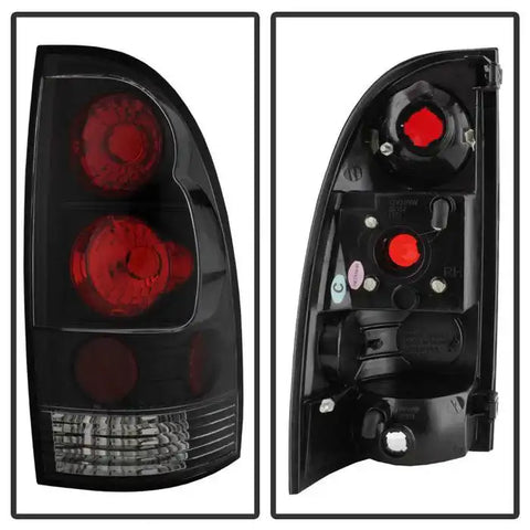 Spyder Automotive 5007896 Tail Light Assembly Uses OE Bulbs Euro Clear Lens Black