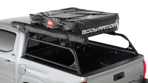 Body Armor 20020 Awning Roof Basket/ Bed Rack Mount Retractable 79 Inch Width x 79