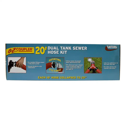 EZ COUPLER DUAL TANK 10' KIT