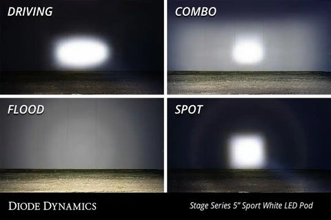 DIODE DYNAMC DD6769S SS5 LED POD SPORT WHITE COMBO SING