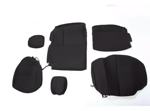 RUGGED RIDGE 13264.01 SEAT COVERS BLACK 07-08