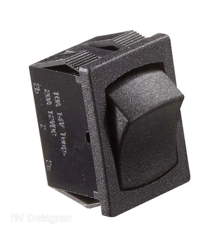 10A BLACK ROCKER SWITCH