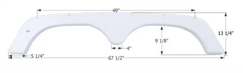ICON 01822 THOR FENDER FS1822PW