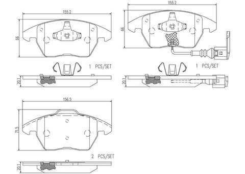 DISC BRAKE PAD SET