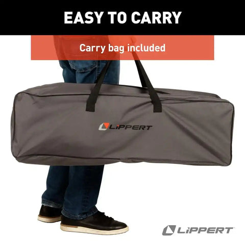 LIPPERT COMP 2022114796 LIPPERT CAMPFIRE FOLDING SOFA DARK