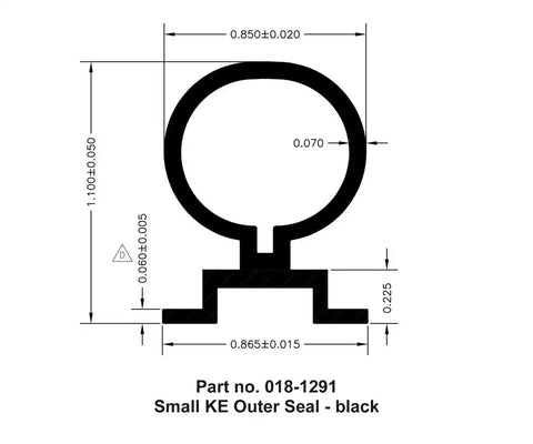 SM KE OUTER SEAL 2-1/2X1-3/32X30'BL
