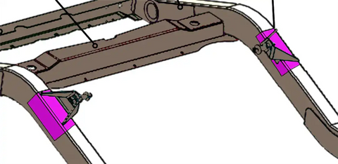 KENTROL RB2067R UPPER SHOCK MOUNT - PASSENGER