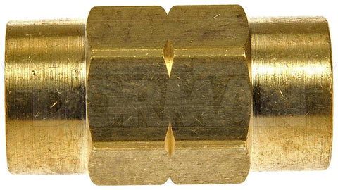 Dorman 785-438D Brake Line Fitting OE Solutions ™ M10-1.0 Thread Size 1/2 Inch Diameter Brass Single