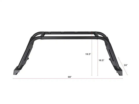 Armordillo 7162440 Truck Bed Bar CR-M Series Modular Style Mounts Third Brake Ligh