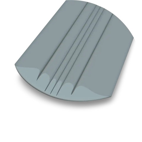 KEELGUARD 20508 MEGAWARE KEELGUARD 8' GRAY