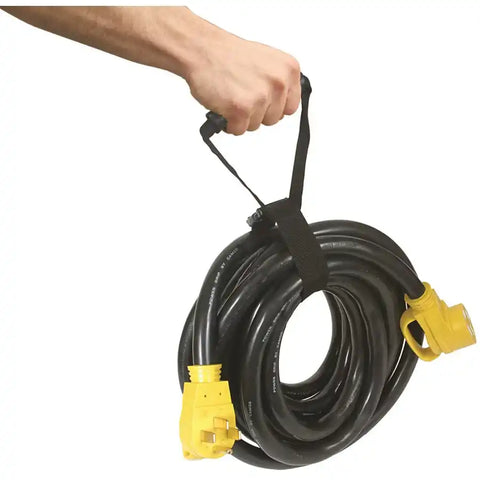 Camco 55001 Extension Cord Strap Use to Secure Cord for Carrying or Storage With Bu