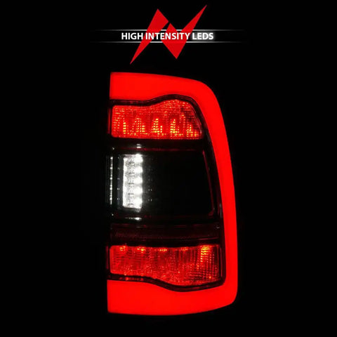 ANZO USA 311470 Tail Light Assembly LED Smoke Lens Black Housing Red Brake Light/