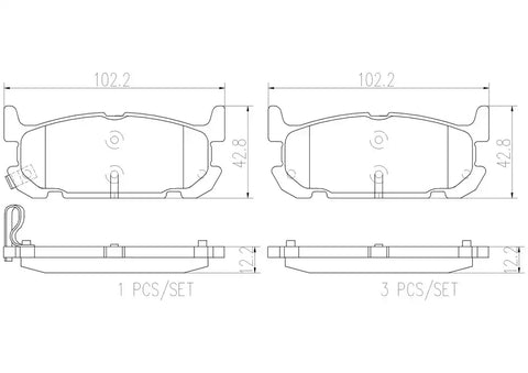 DISC BRAKE PAD SET