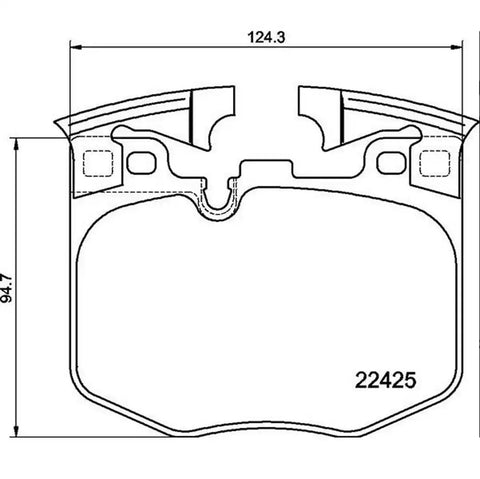 DISC BRAKE PAD SET
