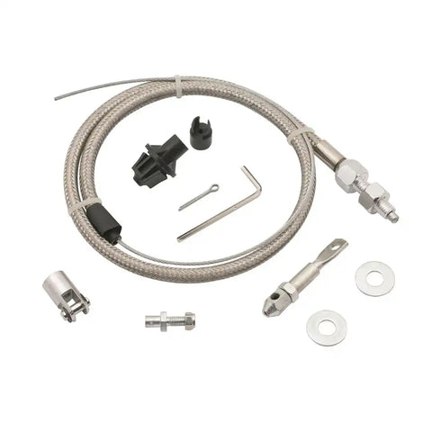 MR GASKET 5657 STL BRADED THROT CABLE KT