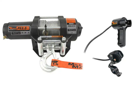 MILEMARKER 77-50112BW 12V WINCH PERM MAGNT MOTR