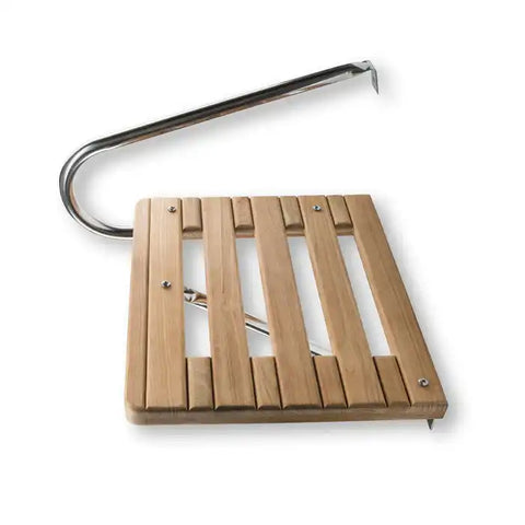 WHITECAP IND 60900 TEAK SWIM PLATFORM-OUTBOARD W/HARDW