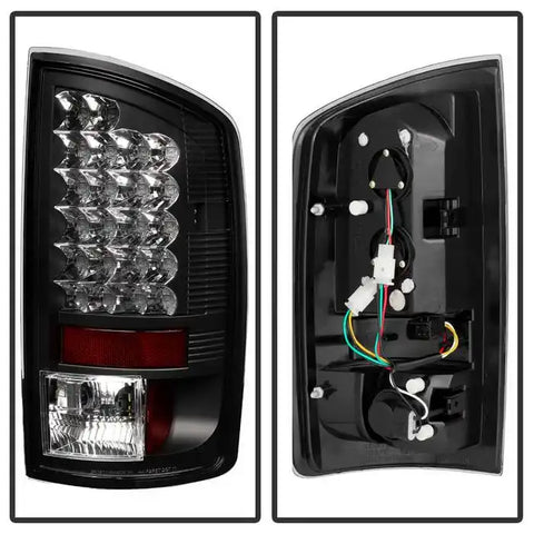 Spyder Automotive 5002556 Tail Light Assembly LED Clear Lens Black Housing Uses O