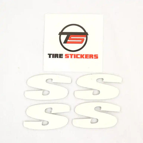 TIRE STICKER 9766020180 LETTER S 4 PACK & FILM