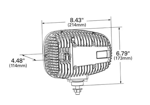 SNOWPLOW LAMP  NON HEATED LED SNOWP