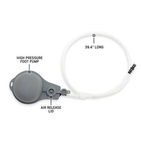 OVERLAND VCL 40300031 PORTABLE CAMP SHOWER 23 QT FOOT PU