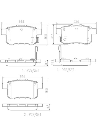 DISC BRAKE PAD SET
