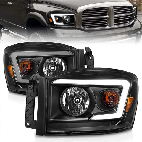 ANZO 111524 HL RAM 1500/3500 BLACK/CLEAR 06-09