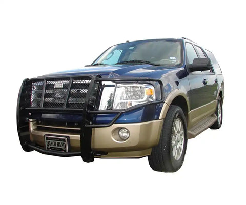 Ranch Hand GGF07HBL1 Grille Guard Legend Black Steel 4 Inch Diameter With Brush