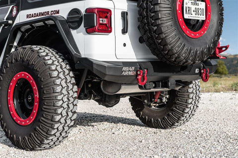 ROAD ARMOR 5182R1B-TC JL REAR BUMPER W TIRE CARRIER