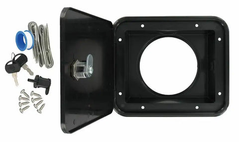 SEWER HOSE HATCH  BLACK