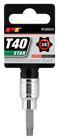 PERFORM TOOL W38840 STAR BIT SOCKET T40