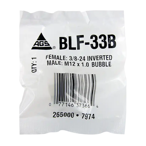 3/8-24 - M12 X 1.0 BUBBLE