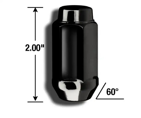 14MMX1.5 BLK LUG