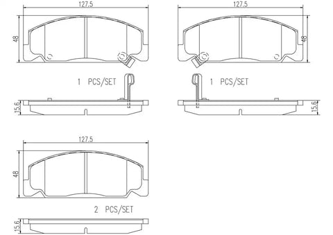 DISC BRAKE PAD SET