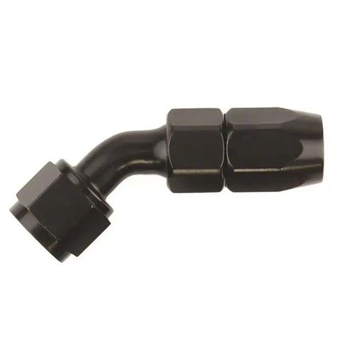 SPEEDFX 510645BK -6AN X 45 BLK HOSE END