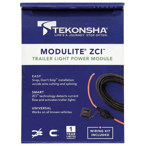 Tekonsha 119251 Tail Light Converter ZCI  Adapts Vehicles With Separate Turn and Stop Lights With Installation Wiring Kit