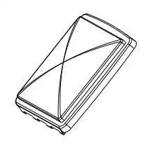 WHITE REPLACEMENT LID 4301K MAXXFAN